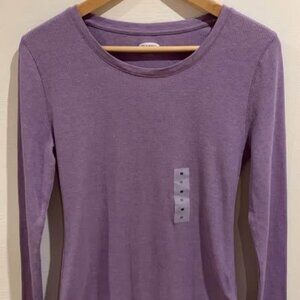 NEW Purple Waffle Top - size Medium